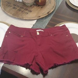 Frayed shorts